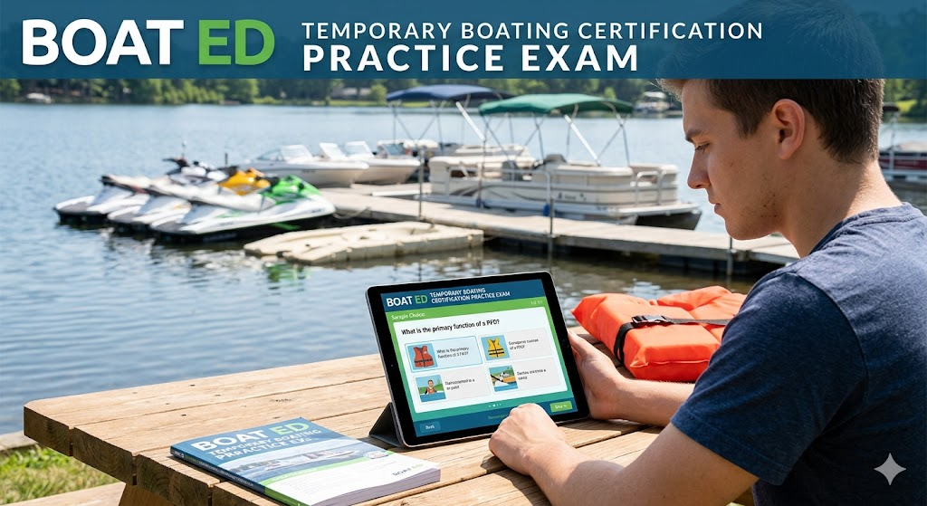 Boat Ed Temporary Boating Certification Practice Exam Banner