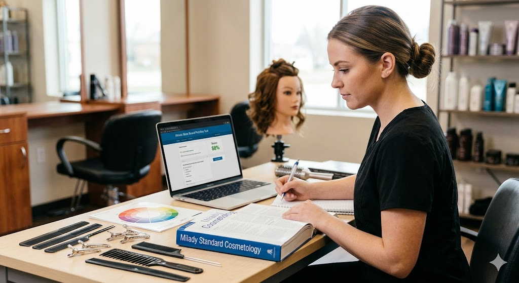 Illinois Cosmetology Practice Exam Banner