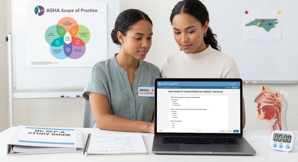 North Carolina SLP-Assistant Practice Exam Banner