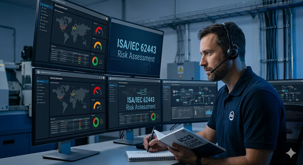 ISA/IEC 62443 Risk Assessment Specialist (IC33 – Assessing Cybersecurity of New/Existing IACS Systems) Practice Test Banner