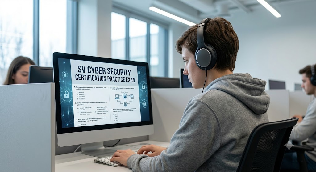 SV Cyber Security Certification Practice Exam Banner