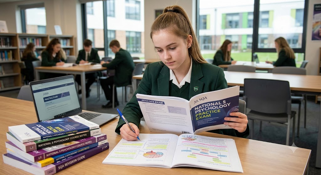 SQA National 5 Psychology Practice Exam Banner