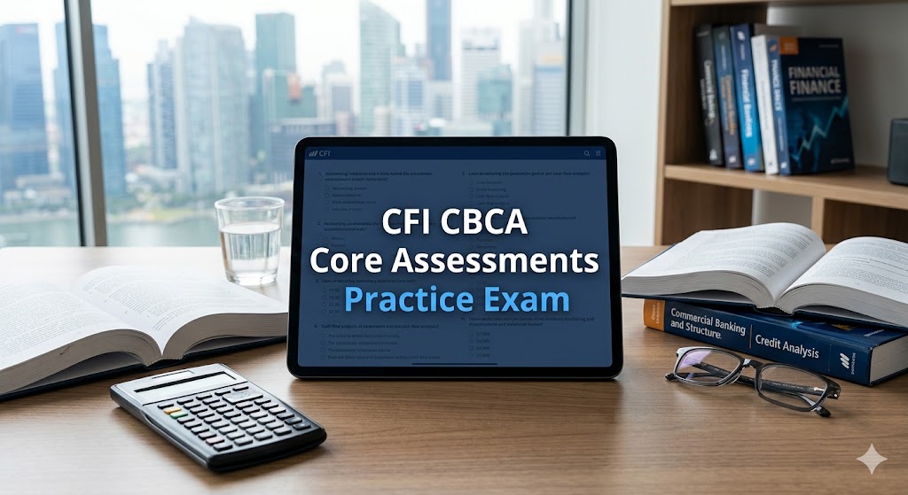 CFI Commercial Banking & Credit Analyst (CBCA) Core Course Assessments Practice Test Banner
