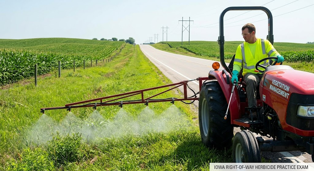 Iowa Right-of-Way Herbicide Practice Exam Banner