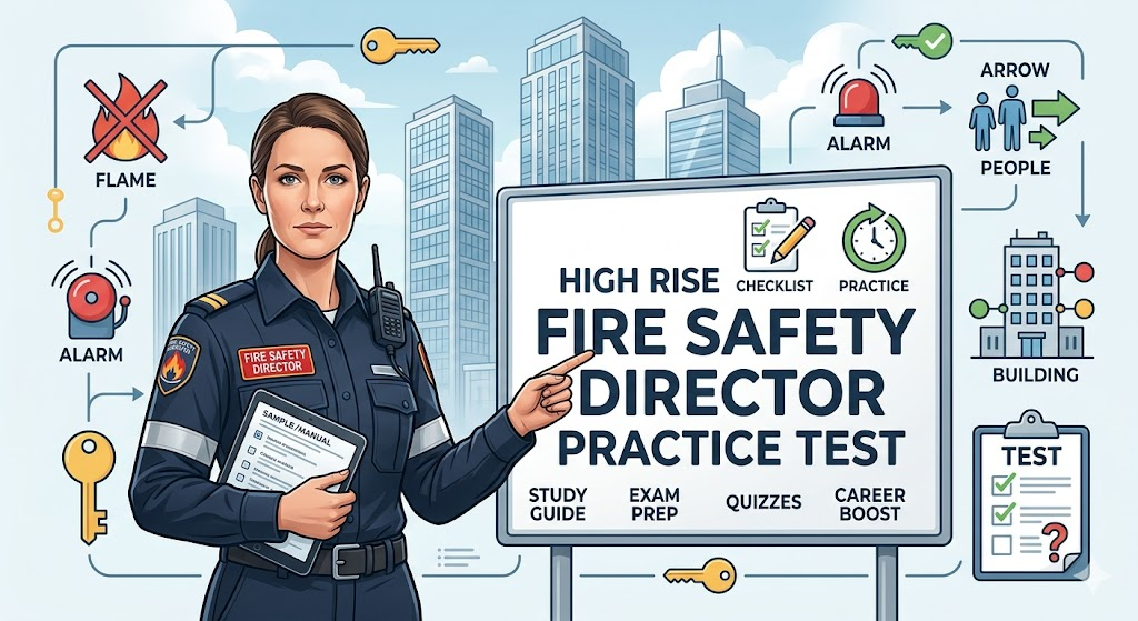 High Rise Fire Safety Director Practice Test Banner