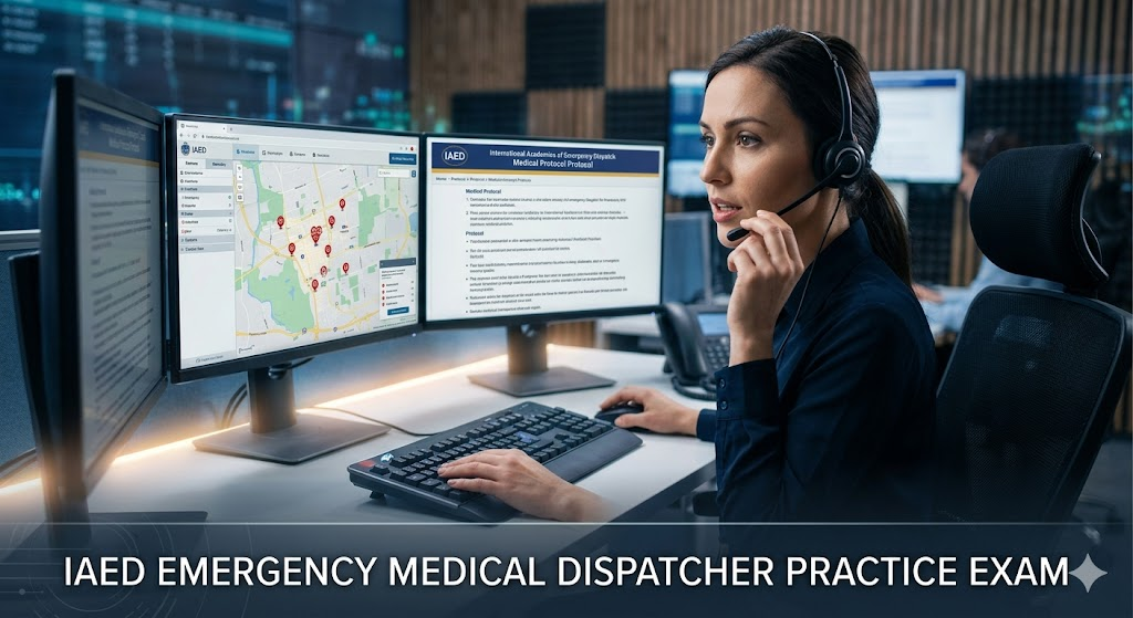 IAED Emergency Medical Dispatcher (EMD) Practice Exam Banner