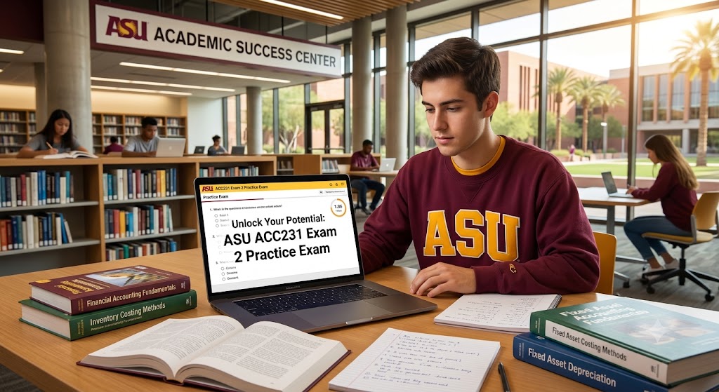 Arizona State University (ASU) ACC231 Uses of Accounting Information I Exam 2 Practice Banner