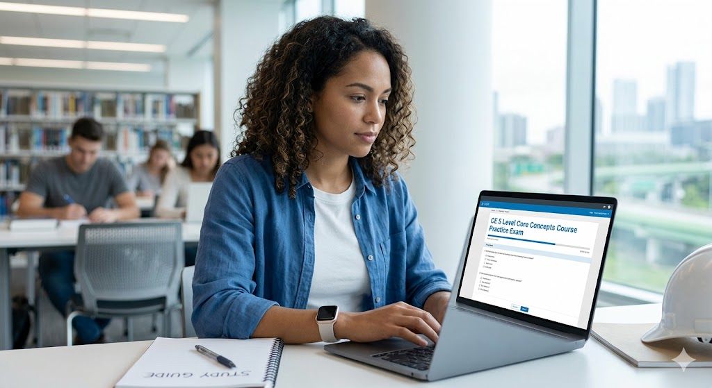 CE 5 Level Core Concepts Course Practice Exam Banner