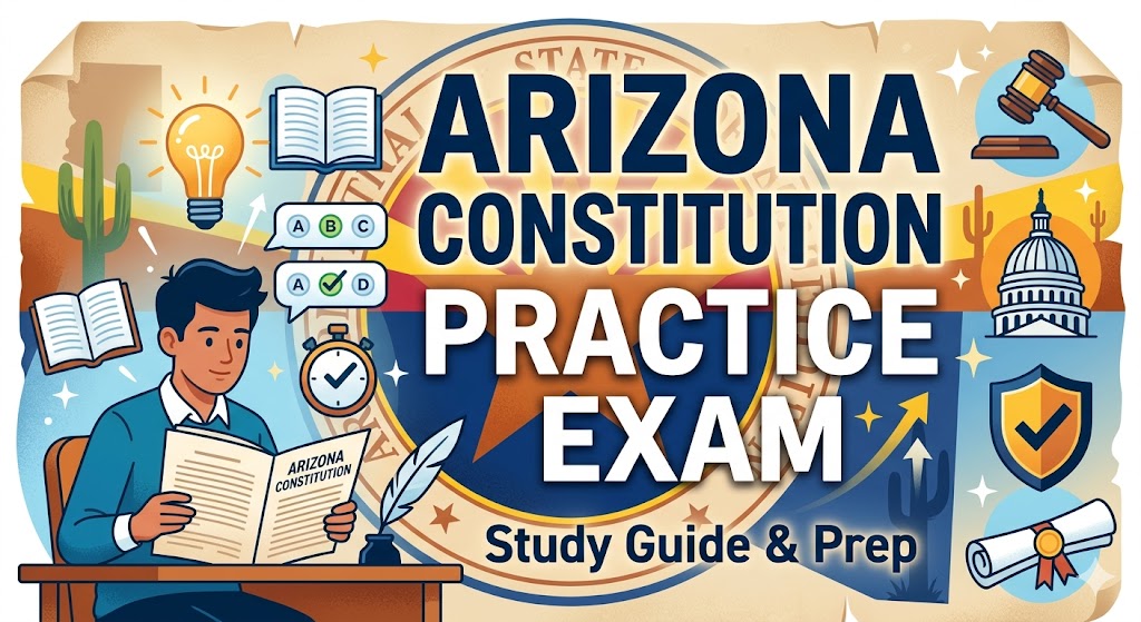 Arizona Constitution Practice Exam Banner