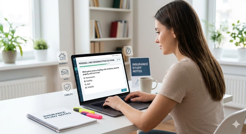 Personal Lines Insurance Practice Exam Banner