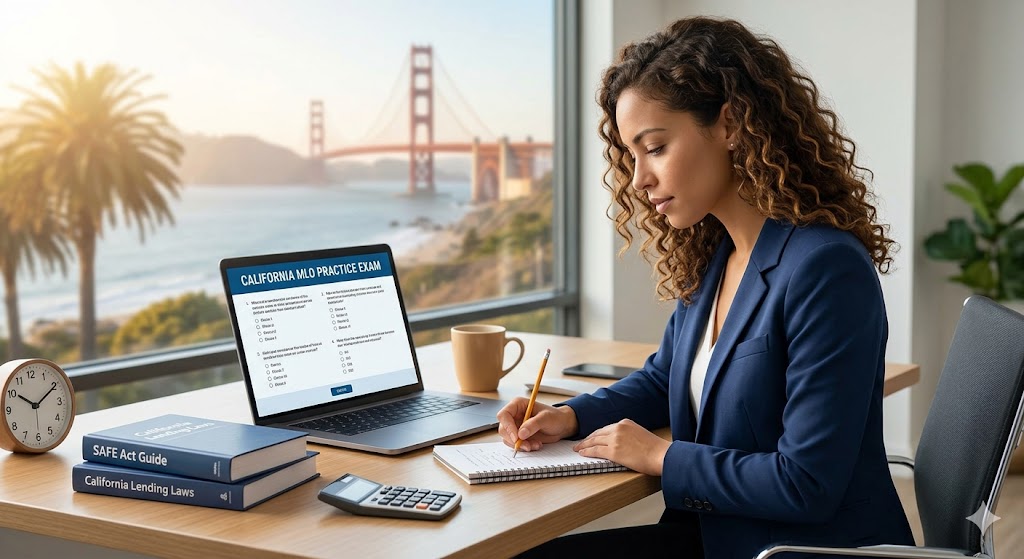 California Mortgage Loan Originator (MLO) License Practice Test Banner