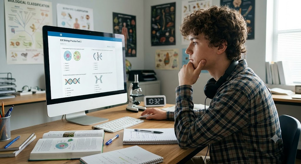 EOC Biology Practice Test (Online Quiz) Part 2 Banner