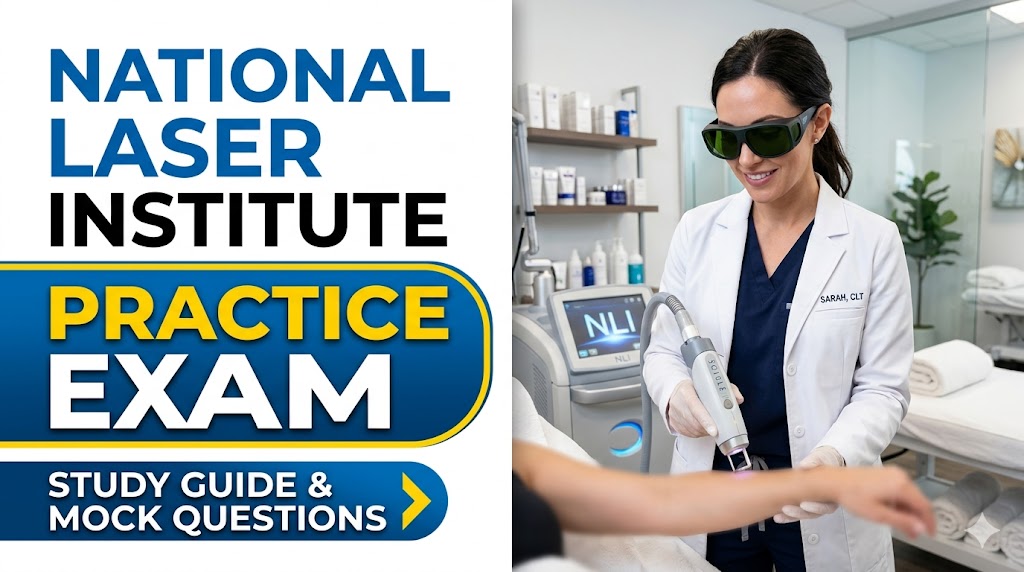 National Laser Institute Practice Exam Banner