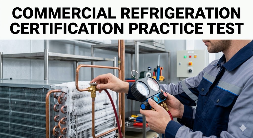 Commercial Refrigeration Certification Practice Test Banner