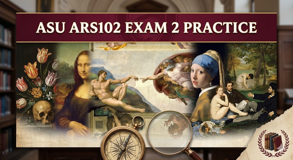 ASU ARS102 Renaissance to Modernism Exam 2 Practice Guide Banner