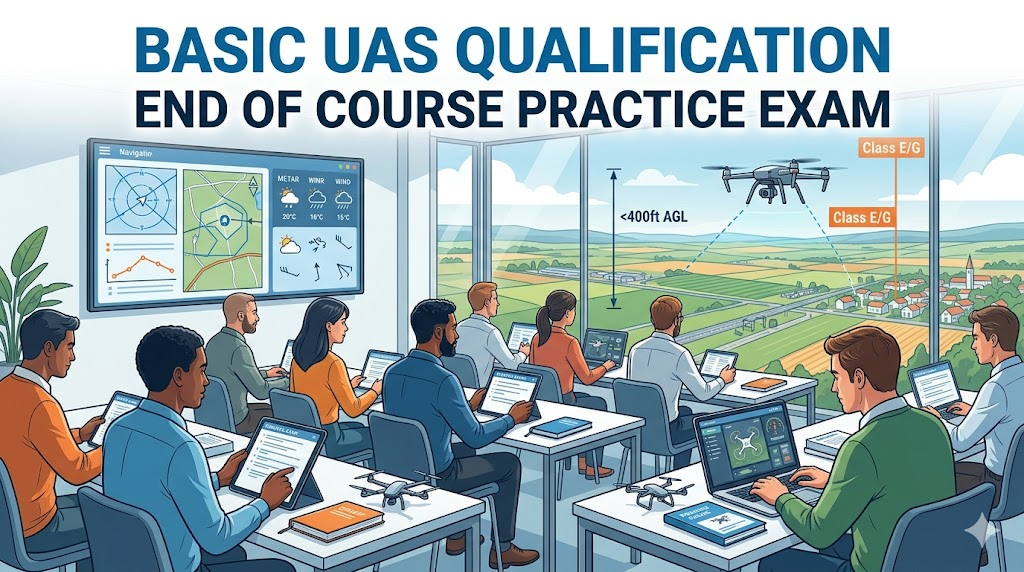 Basic UAS Qualification (BUQ) End of Course Practice Exam Banner