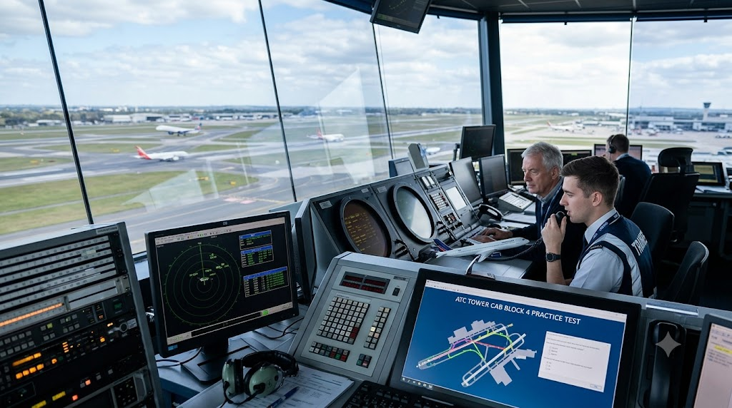 ATC Tower Cab Block 4 Practice Test Banner