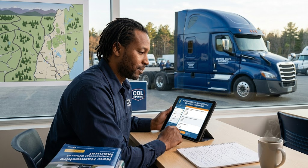 New Hampshire CDL Practice Test 2 Banner
