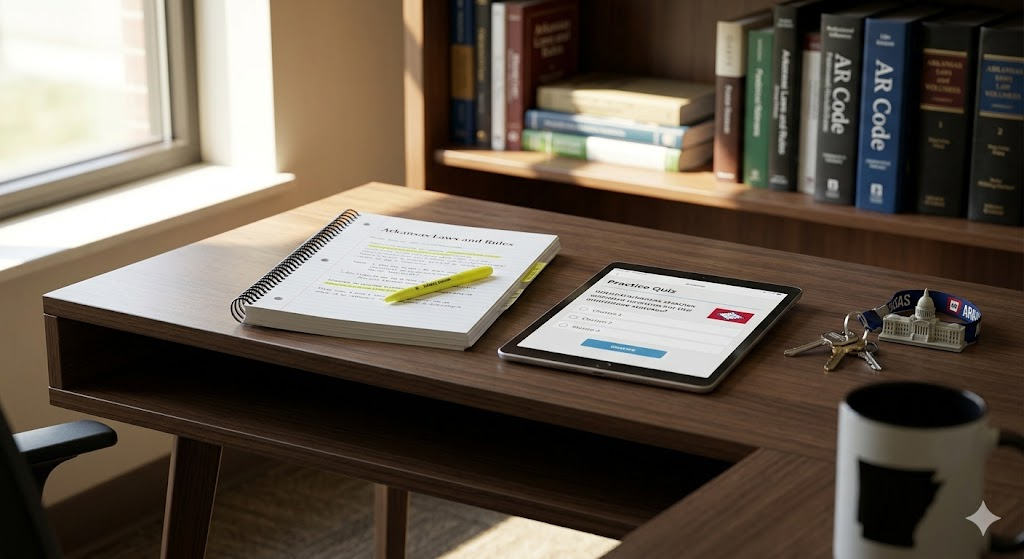 Arkansas Laws and Rules Practice Test Banner