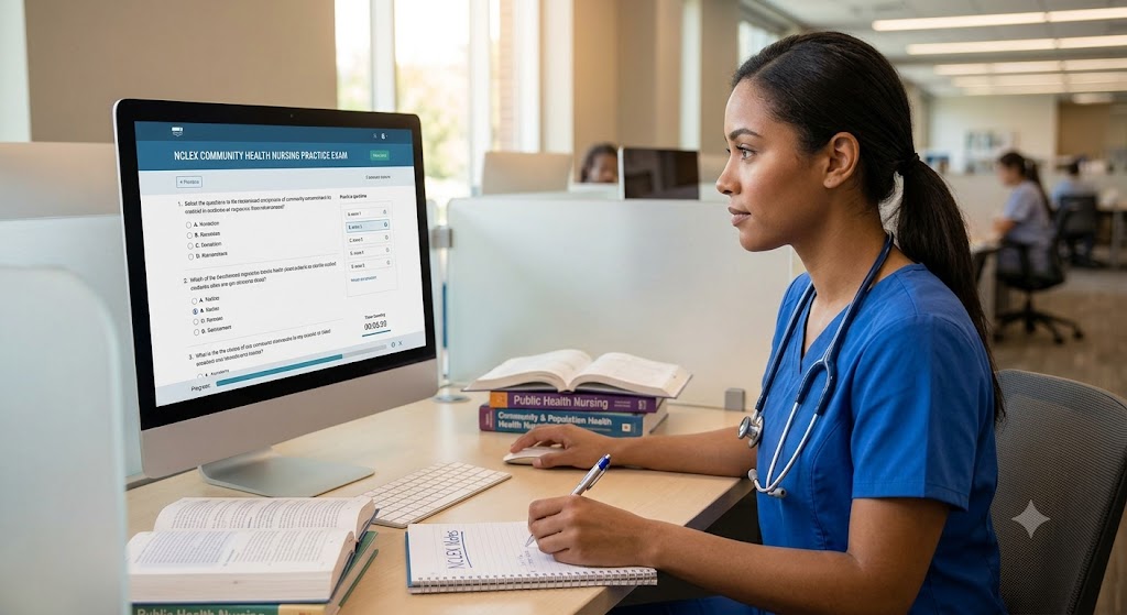 NCLEX Community Health Nursing Practice Test Banner
