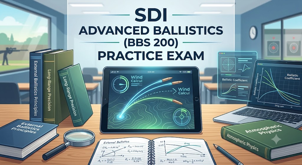 SDI Advanced Ballistics (BBS 200) Practice Exam Banner