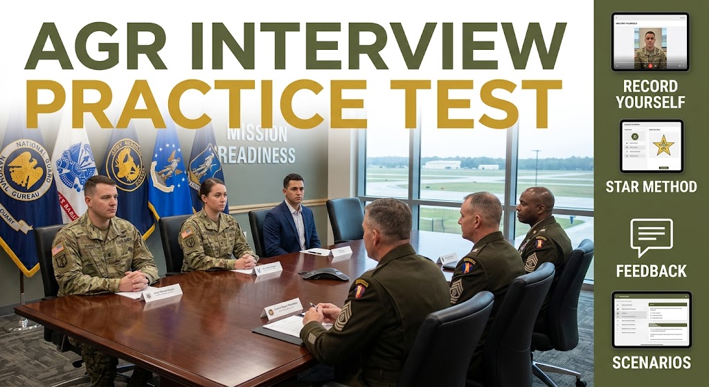 Active Guard/Reserve (AGR) Interview Practice Test Banner