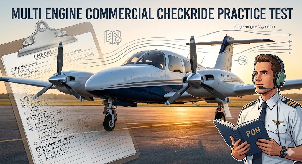 Multi Engine Commercial Checkride Practice Test Banner