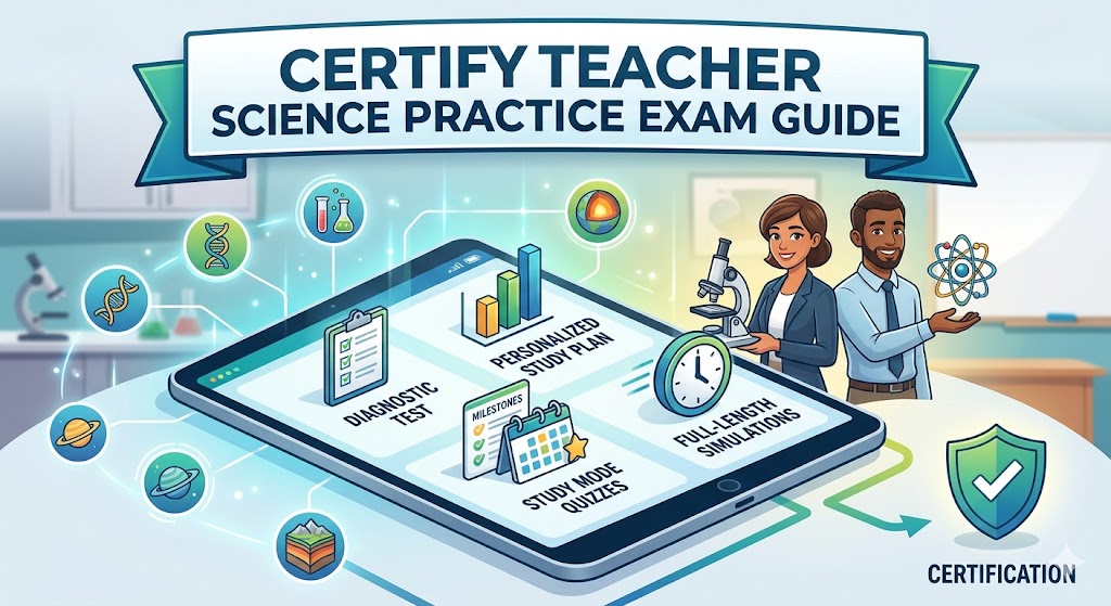 Certify Teacher Science Practice Exam Banner