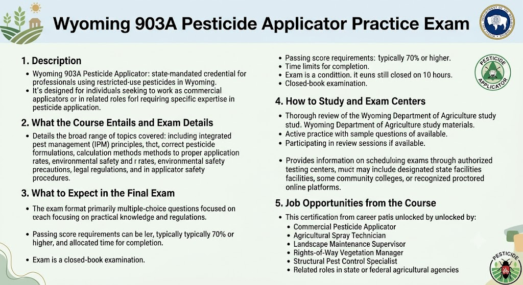 Wyoming 903A Pesticide Applicator Certification Practice Test Banner