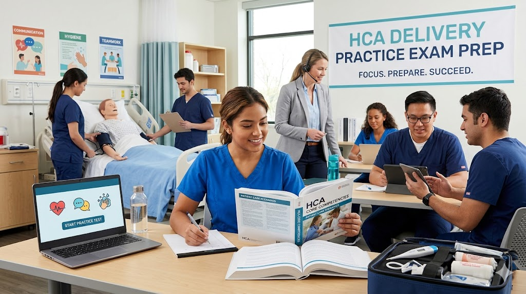 Health Care Aide Delivery Practice Exam Banner