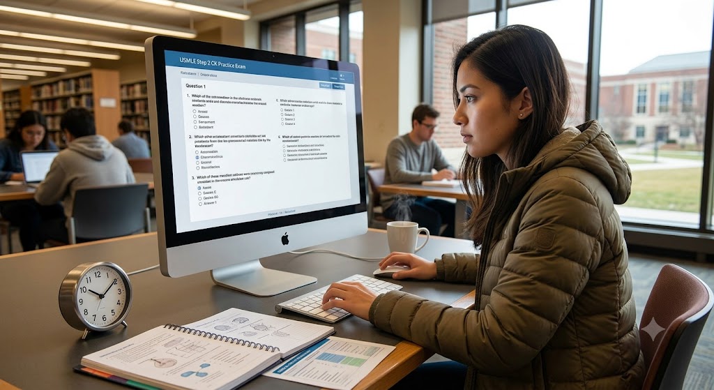 USMLE Step 2 Clinical Knowledge (CK) Practice Exam Banner