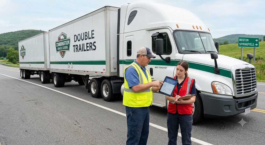 Massachusetts CDL Double/Triple Trailers Practice Test Banner