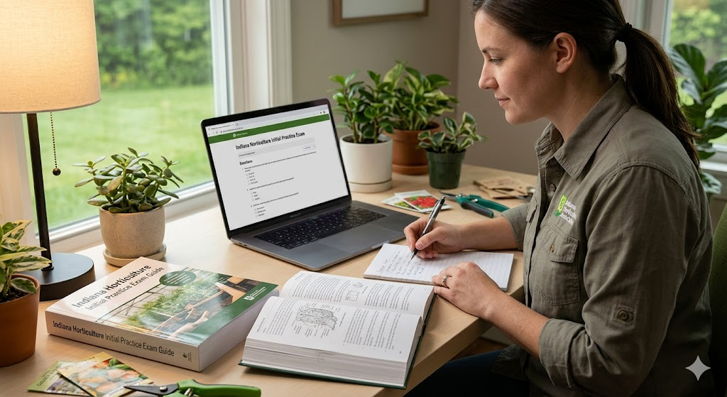 Indiana Accredited Horticulture Initial Practice Exam Banner