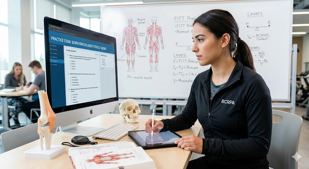 BCRPA Kinesiologist Fitness Theory Practice Exam Banner