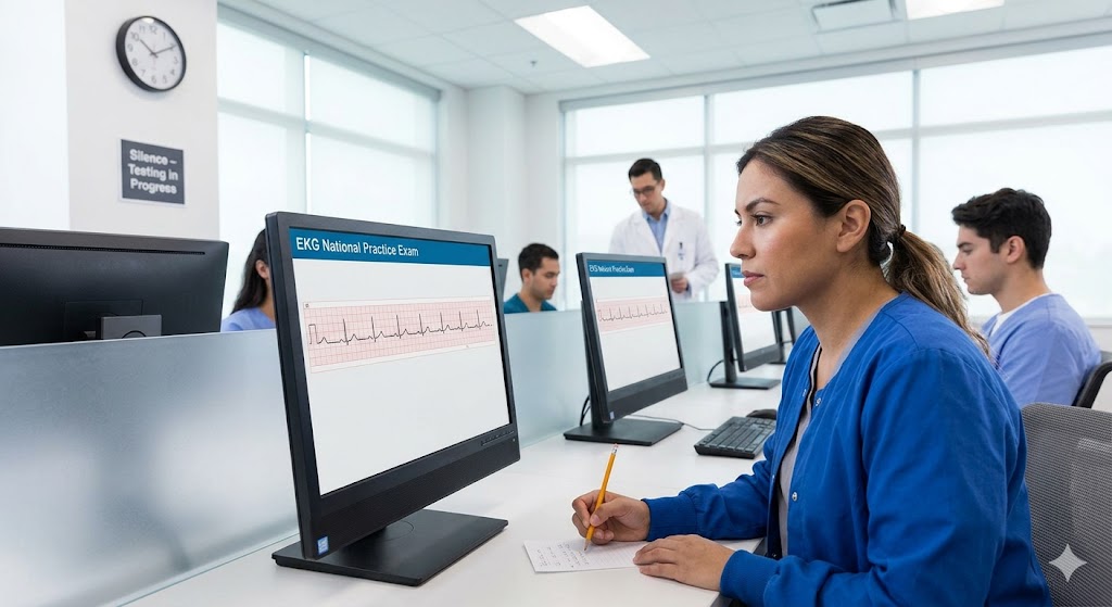 EKG National Practice Exam Banner
