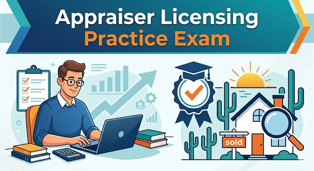Arizona Appraiser Licensing Practice Exam Banner