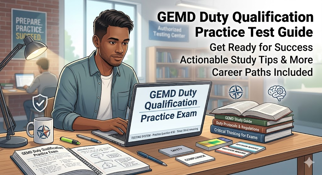 GEMD Duty Qualification Practice Test Banner