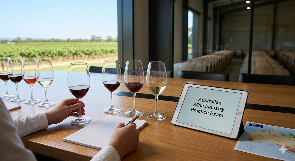 Australian Wine Industry Practice Test Banner