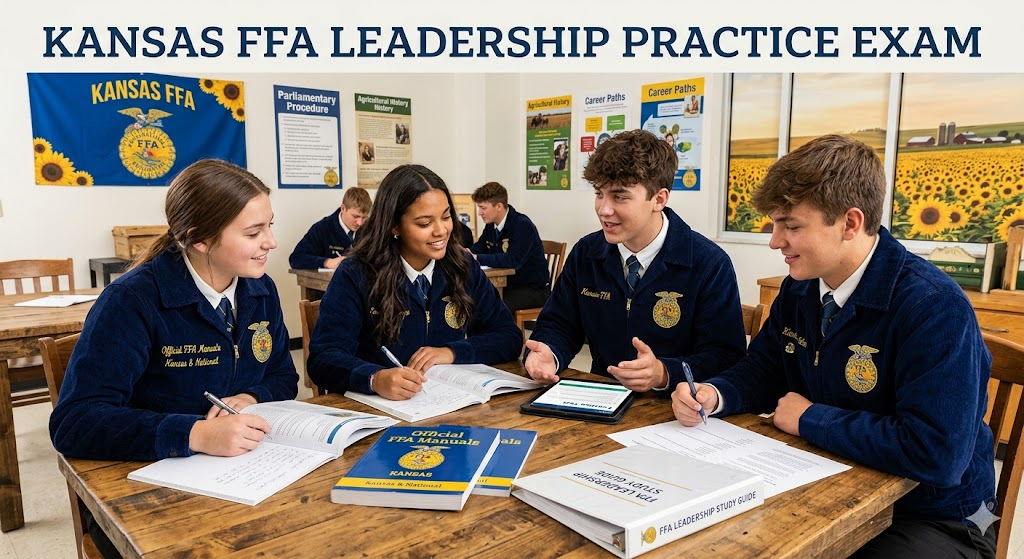 Kansas FFA Leadership Practice Test Banner