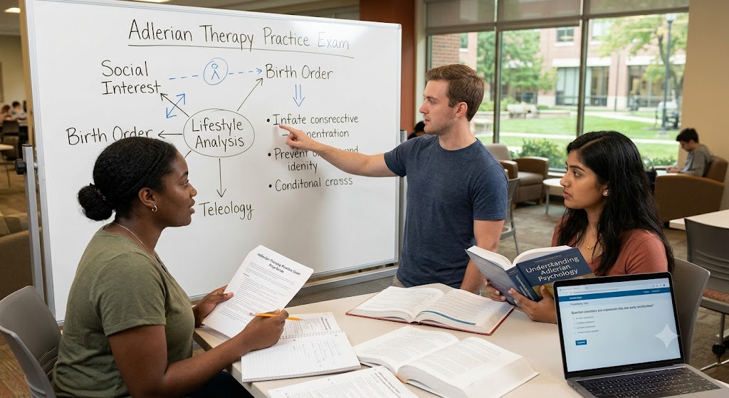Adlerian Therapy Practice Exam Banner