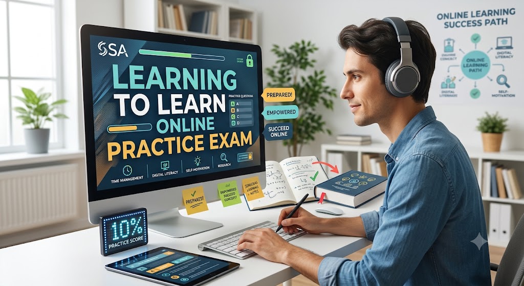 SSA Learning to Learn Online Practice Test Banner