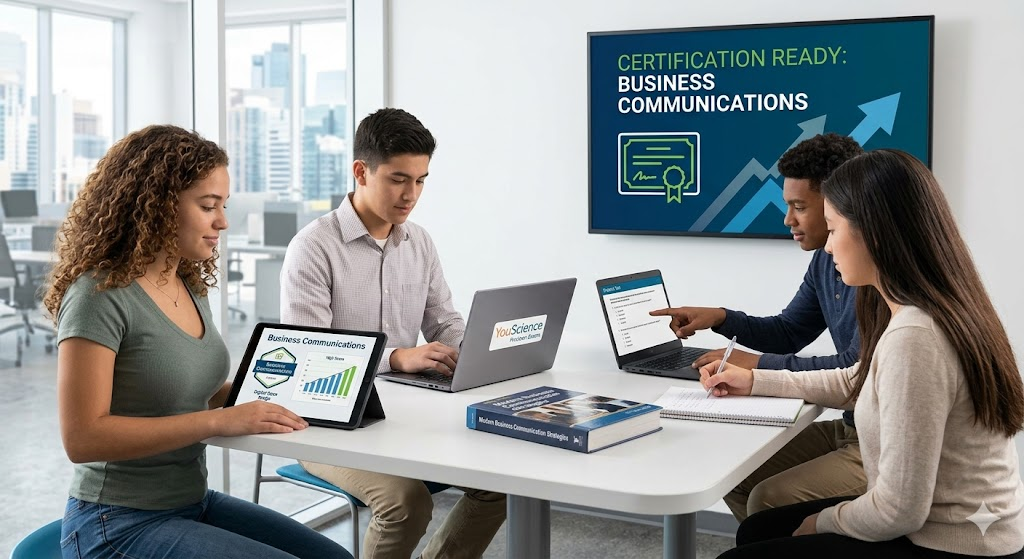 Business Communications Precision Exam Practice Banner