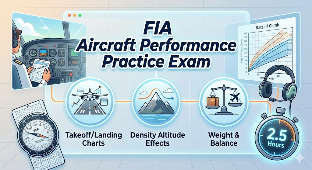 FIA Aircraft Performance Practice Test Banner