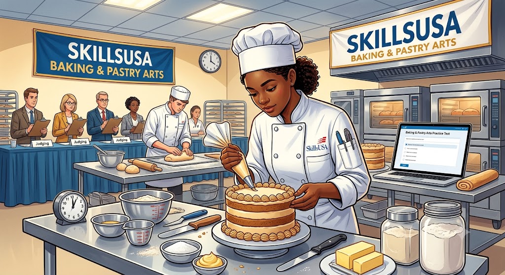 SkillsUSA Baking and Pastry Arts Practice Exam Banner
