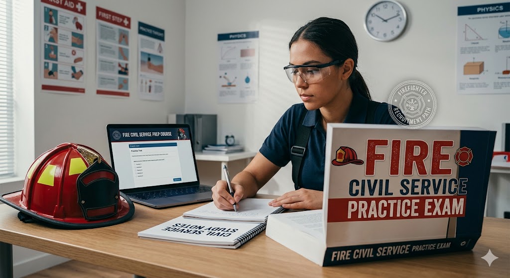 Fire Civil Service Practice Exam Banner