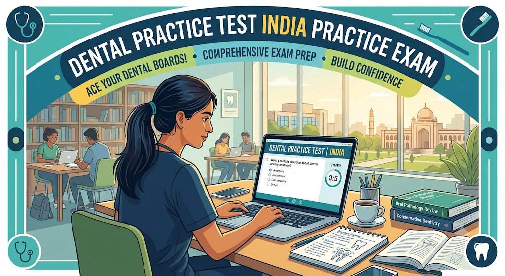 Dental Practice Test & Exam Prep | India Banner