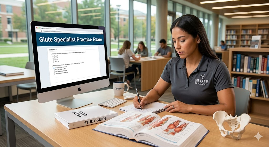 Glute Specialist Practice Exam Banner