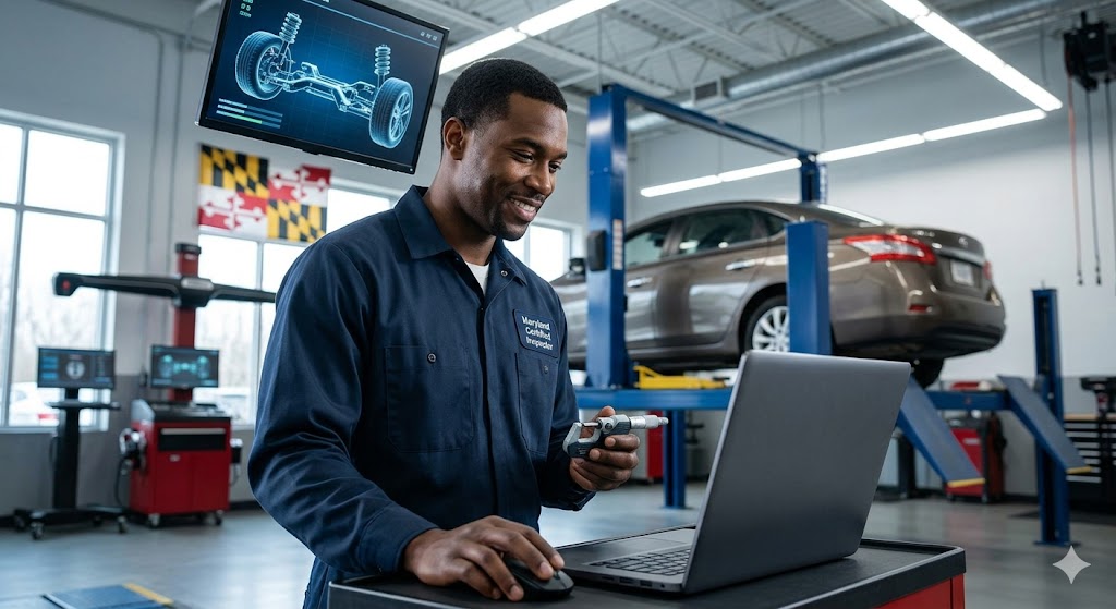 Maryland State Inspection - Technical Practice Exam Banner