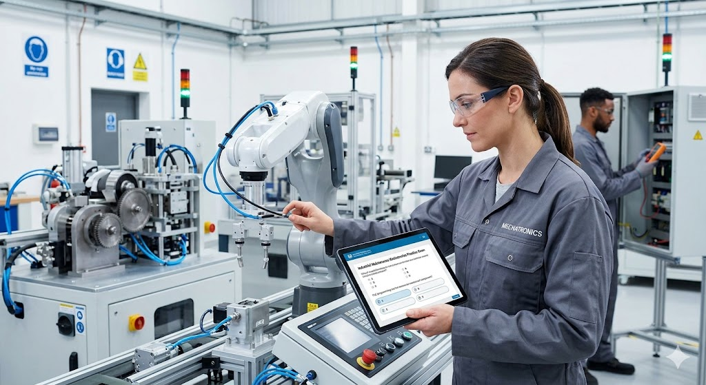 Industrial Maintenance Mechatronics Practice Test Banner