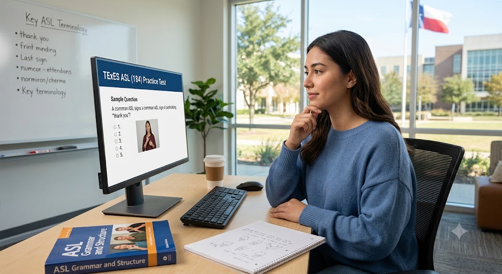 TExES American Sign Language (ASL) (184) Practice Test Banner